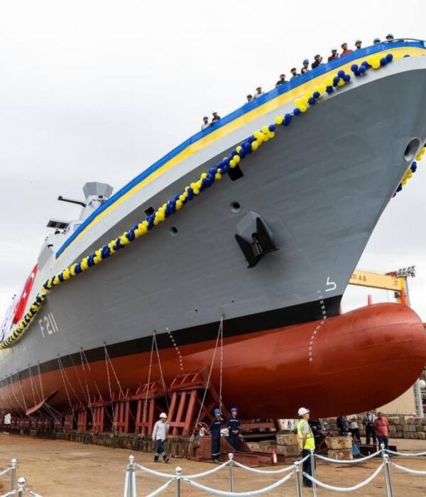 В Турции спустили на воду первый корвет для ВМС Украины