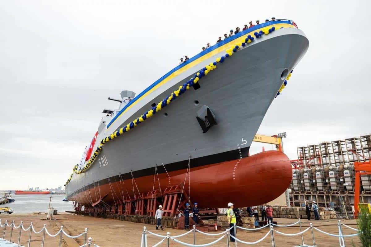 В Турции спустили на воду первый корвет для ВМС Украины