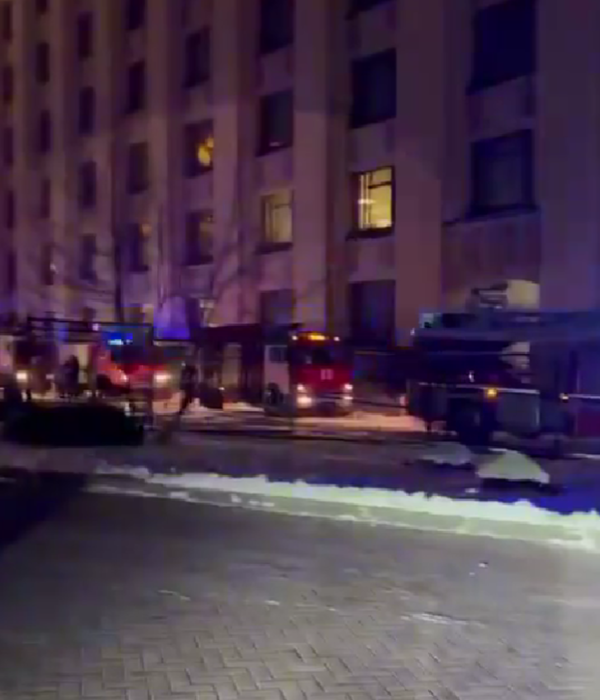 В здании МИД России в Москве произошел пожар